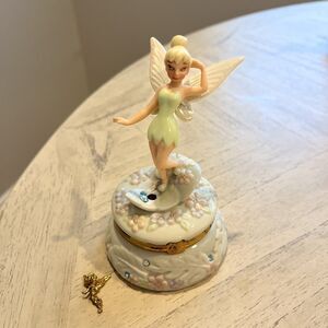Lenox Limited Edition Disney Tinker Bell 50th Anniversary Treasure Box & Charm